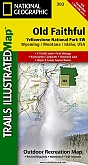 Wandelkaart 302 Yellowstone South West/Old Faithful - Trails Illustrated Map / National Park Maps National Geographic