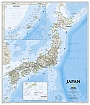 Wandkaart Japan (Engelstalig) 62 x 73 cm papier | National Geographic Wall Map