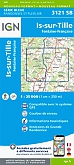 Topografische Wandelkaart van Frankrijk 3121SB - Is-sur-Tille / Fontaine-Francais