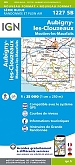 Topografische Wandelkaart van Frankrijk 1227SB Aubigny-les-Clouzeaux, Moutiers-les-Mauxfaits