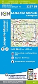 Topografische Wandelkaart van Frankrijk 2237SB - Lacapelle-Marival Latronquiere
