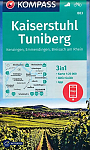 Wandelkaart 883 Kaiserstuhl, Tuniberg Kompass