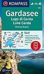 Wandelkaart 102 Gardasee, Monte Baldo; Lake Garda, Monte Baldo; Lago di Garda, Monte Baldo Kompass