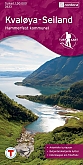 Topografische Wandelkaart Noorwegen 2633 Kvaløya - Seiland - Nordeca Turkart