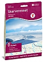 Topografische Wandelkaart Noorwegen 2703 Skarverennet Skarverittet - Nordeca Turkart