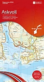 Topografische Wandelkaart Noorwegen 10053 Askvoll - Nordeca Norge