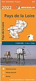 Wegenkaart - Landkaart 517 Pays de la Loire 2022 - Michelin Region France