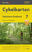 Fietskaart Zweden 7 Smaland Southwest Cykelkartan