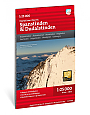 Wandelkaart Narvik Spanstinden & Dudalstinden  Høyfjellskart | Calazo