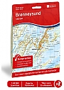 Topografische Wandelkaart Noorwegen 10113 Bronnoysund - Nordeca Norge