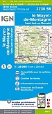 Topografische Wandelkaart van Frankrijk 2730SB - Le Mayet-de-Montagne Saint-Just-en-Chevalet