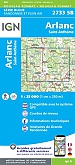 Topografische Wandelkaart van Frankrijk 2733SB - Arlanc St-Anthème