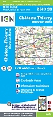 Topografische Wandelkaart van Frankrijk 2613SB - Château-Thierry Charly-sur-Marne