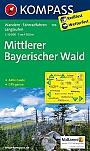 Wandelkaart 196 Mittlerer Bayerischer Wald Kompass