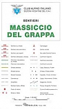Wandelkaart Il Massicio del Grappa - Carta dei Sentieri Selca