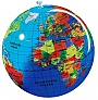 Opblaasbare wereldbol Wereld globe 30cm | Caly Toys