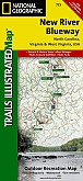 Wandelkaart 773 New River Blueway (North Carolina & Virginia) - Trails Illustrated Map / National Park Maps National Geographic