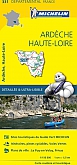Fietskaart - Wegenkaart - Landkaart 331 Ardeche Haute Loire - Départements de France - Michelin