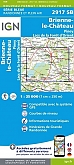 Topografische Wandelkaart van Frankrijk 2917SB - Brienne-le-Chateau / Piney, Lacs de la Foret d'Orient