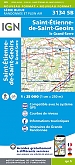 Topografische Wandelkaart van Frankrijk 3134SB - St-Etienne-de-St-Geoirs / Le Grand-Serre