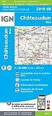 Topografische Wandelkaart van Frankrijk 2018SB - Chateaudun / Brou