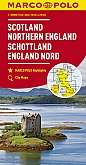 Wegenkaart - Landkaart Schotland, Northern England | Marco Polo Maps