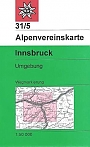 Wandelkaart 31/5 Innsbruck und Umgebung |  Alpenvereinskarte