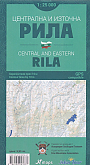 Wandelkaart Central and Eastern Rila Centraal en Oost Rila gebergte | Iskartour