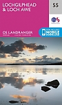 Topografische Wandelkaart 55 Lochgilphead / Loch Awe - Landranger Map