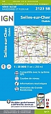 Topografische Wandelkaart van Frankrijk 2123SB - Selles-sur-Cher / Chabris