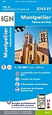 Topografische Wandelkaart van Frankrijk 2743ET - Montpellier / Palavas-Les-Flots