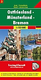 Wegenkaart - Fietskaart 3 Ostfriesland - Münsterland - Bremen - Freytag & Berndt