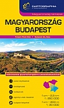 Wegenatlas Hongarije Magyarorszag A5 formaat met spiraalbinding Cartographia