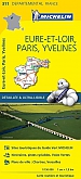 Fietskaart - Wegenkaart - Landkaart 311 Eure et Loire Paris Yvelines - Départements de France - Michelin
