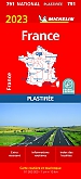 Wegenkaart - Landkaart 791 Frankrijk 2023 - Michelin National geplastificeerd