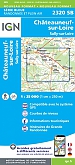 Topografische Wandelkaart van Frankrijk 2320SB - Châteauneuf-sur-Loire / Sully-sur-Loire