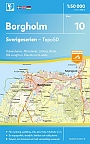 Topografische Wandelkaart Zweden 10 Borgholm Sverigeserien Topo 50