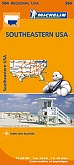 Wegenkaart - Landkaart 584 Southeastern USA - Michelin Regional