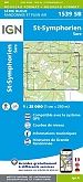 Topografische Wandelkaart van Frankrijk 1539SB - St-Symphorien Sore