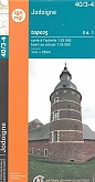 Topografische Wandelkaart België 40/3-4 Jodoigne Topo25 | NGI België
