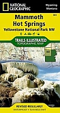 Wandelkaart 303 Mammoth Hot Springs (Yellowstone North West) - Trails Illustrated Map / National Park Maps National Geographic