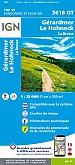 Topografische Wandelkaart van Frankrijk 3618OT - Le Hohneck / Gerardmer / La Bresse Col de la Schlucht