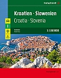Wegenatlas Kroatië - Slovenië atlas (Spiraalverbinding) - Freytag & Berndt