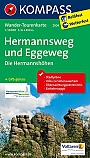 Wandelkaart Hermannsweg und Eggeweg 2504 |  Kompass