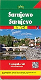 Stadsplattegrond Sarajevo - Freytag & Berndt