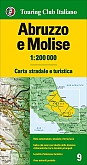 Wegenkaart - Fietskaart 9 Abruzzo / Molise - Touring Club Italiano (TCI)