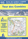 Wandelkaart Tour des Combins | L'Escursionista editore
