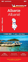 Wegenkaart - Landkaart 807 Albanië Albanie - Michelin National