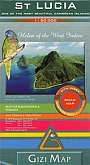 Wegenkaart - Landkaart St-Lucia Road Map - Gizi Maps