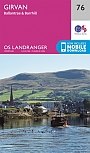 Topografische Wandelkaart 76 Girvan Ballantrae & Barrhill - Landranger Map